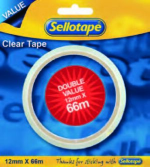 CLEAR TAPE-12mm x 66mm