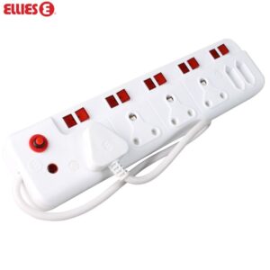 Ellies 6 way multiplug with illuminated switches