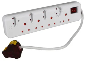 Ellies high surge protected 8 way multiplug