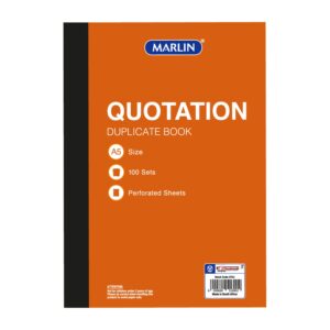 a5 duplicate quotation book