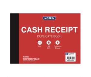 a6 duplicate cash receipt book