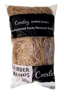croxley rubber bands no69 500g