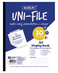 Marlin unifile display book 30 pocket