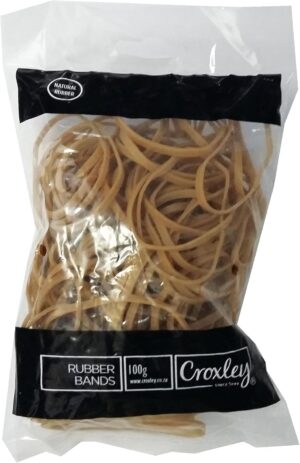 croxley rubber bands-100g packet