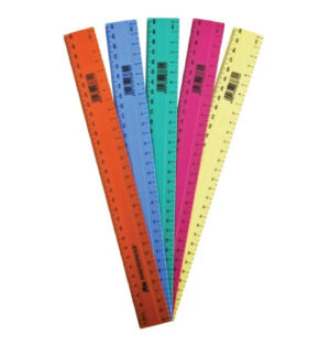 Croxley Rulers 30cm Shatterproof 10-pack