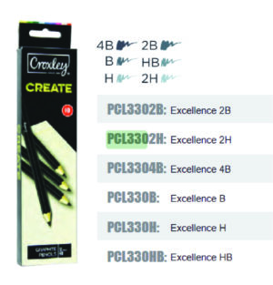 graphite pencils 2b; h; 4b; b; h; hb