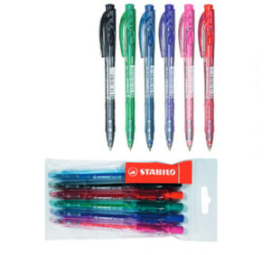 LINER CLICK BALL PEN - GREEN - RED - BLACK - BLUE