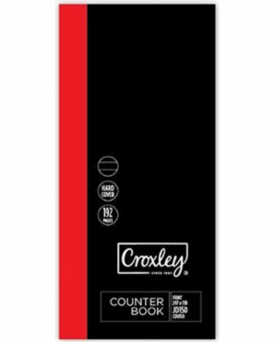 2 Quire Hardcover Counter Books - JD150 Lined - (5 Pack) - Lines